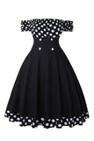 Robe à pois des années 50