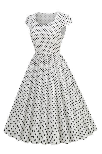 Robe Polka Dots Swing des années 50