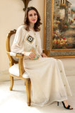 Paillettes Abricot Long Marocain Caftan