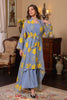 Charger l&#39;image dans la galerie, Bleu Abaya 2 pièces Set Robe de prière élégante