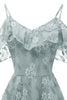 Charger l&#39;image dans la galerie, Une ligne de la robe en dentelle Blush à l’épaule
