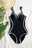 Sweetheart One Piece High Waits Bikini blanc