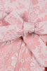 Charger l&#39;image dans la galerie, Jobiau mignon col rose Jacquard robe fille