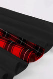 Robe Black Plaid Swing des années 50