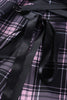 Charger l&#39;image dans la galerie, Robe vintage à carreaux rose sans manches zipper