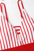Charger l&#39;image dans la galerie, Stripe Spaghetti Straps One Piece Maillots de bain