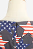 Charger l&#39;image dans la galerie, Black Cap Manches American Flag Imprimé Robe Vintage
