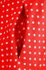 Charger l&#39;image dans la galerie, Robe licou rouge à pois des années 50