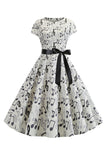 Une ligne imprimée Swing Robes des années 50