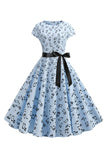 Une ligne imprimée Swing Robes des années 50