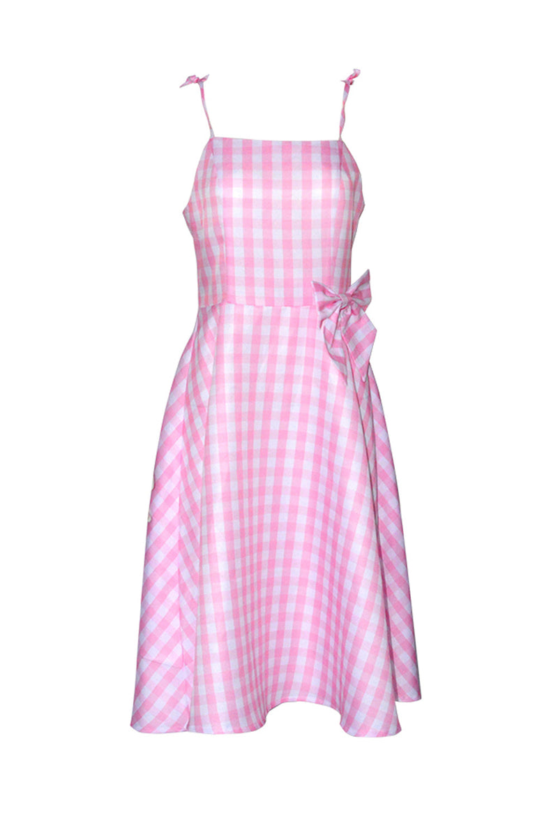 Charger l&#39;image dans la galerie, Pink Plaid Pin Up 1950s Dress Accessory Set