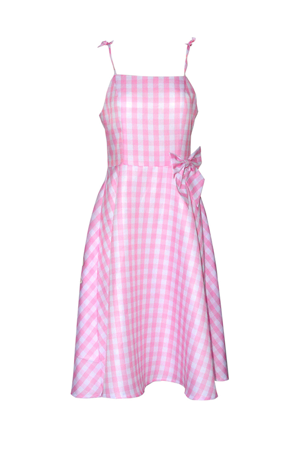 Pink Plaid Pin Up 1950s Dress Accessory Set