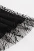 Charger l&#39;image dans la galerie, Vintage à lacets bretelles croisées noir robe d’Halloween