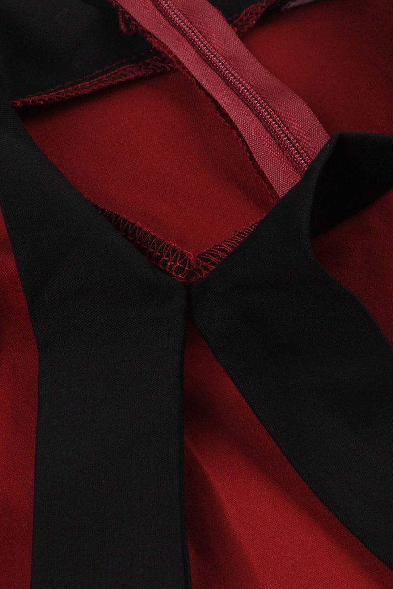 Charger l&#39;image dans la galerie, Rouge A Line des années 50 Swing robe avec ceinture