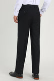 Pantalon costume noir taille haute Hommes