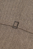 Khaki Solid Single Breasted Shawl Lapel Veste de costume pour hommes