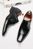 Charger l&#39;image dans la galerie, Black Monk Strap Chaussures habillées en cuir pour hommes