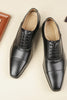 Charger l&#39;image dans la galerie, Chaussures formelles en cuir pour hommes noirs