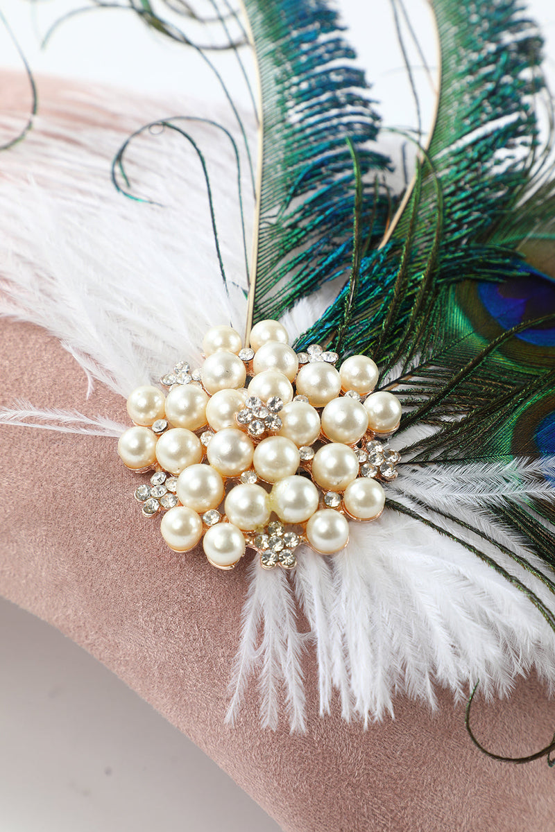 Charger l&#39;image dans la galerie, Épingles à cheveux Gatsby le magnifique paon vert des années 20