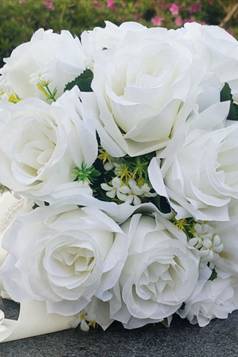 Charger l&#39;image dans la galerie, Bouquet de demoiselle d’honneur rose blanche