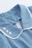 Charger l&#39;image dans la galerie, Vintage Blue Solid Robe Swing des années 50