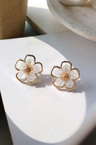 Boucles d’oreilles White Flowers