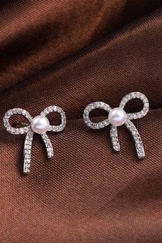 Perles Bows Pearl Boucle d’oreille