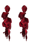 Boucles d’oreilles Red Petal drop