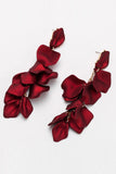 Boucles d’oreilles Red Petal drop