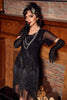 Charger l&#39;image dans la galerie, Luxueuse robe à franges perlées à paillettes des années 20