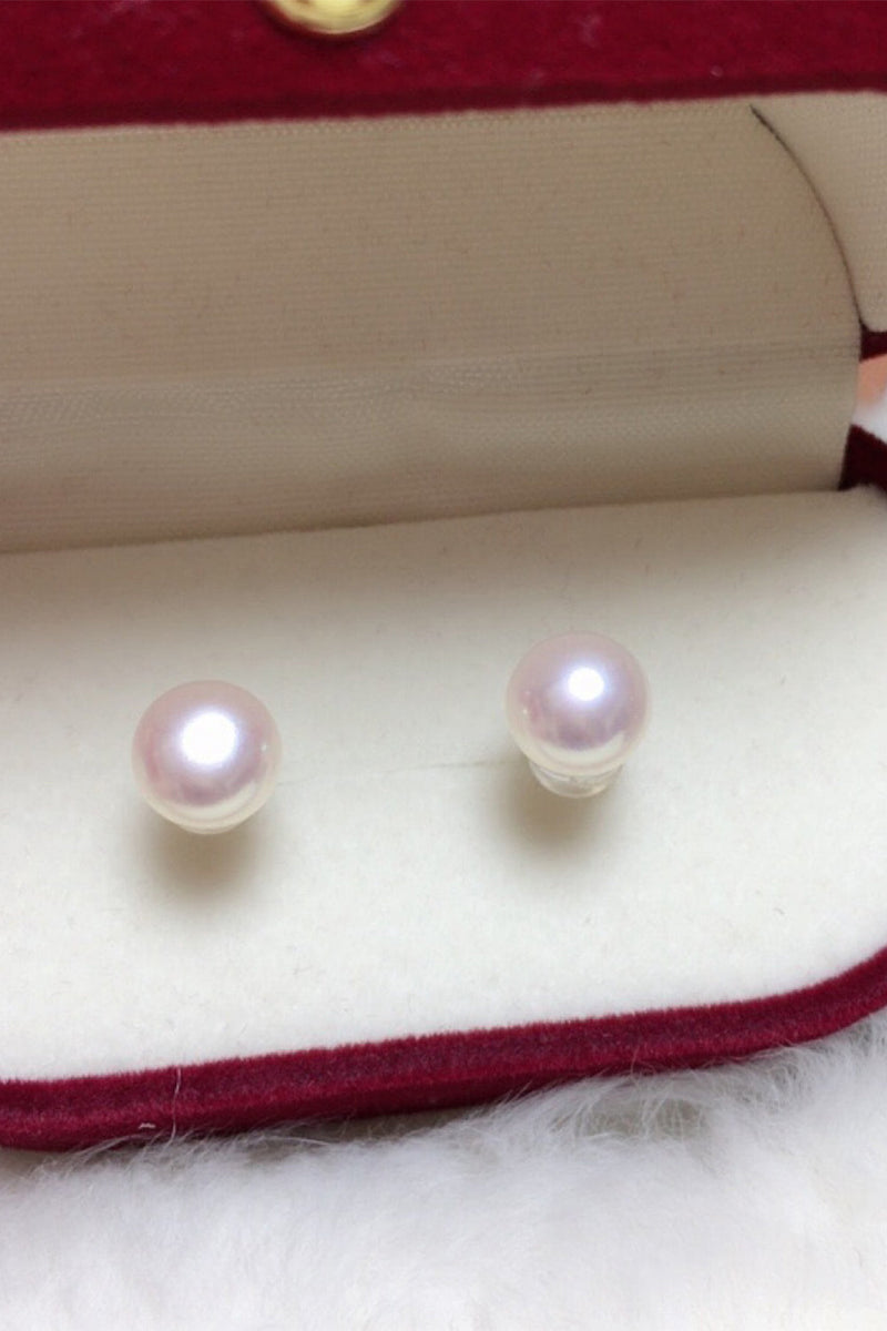 Charger l&#39;image dans la galerie, Boucles d’oreilles perlées blanc perle
