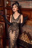 Paillettes Gatsby Robe de bal des années 20