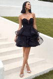 Jolie robe bustier tulle noir Robe de cocktail