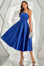 Robe bustier bleu royal Homecoming