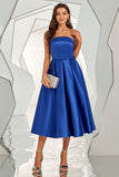 Robe bustier bleu royal Homecoming