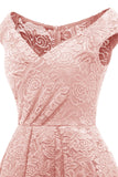 Blush Vintage Dentelle Robe de Fête