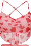 Maillot de bain imprimé Sweet Heart deux pièces