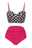 Maillot de bain vert Halter deux pièces