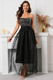 Robe de bal perlée Black Sweetheart