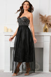 Robe de bal perlée Black Sweetheart