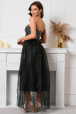 Robe de bal perlée Black Sweetheart