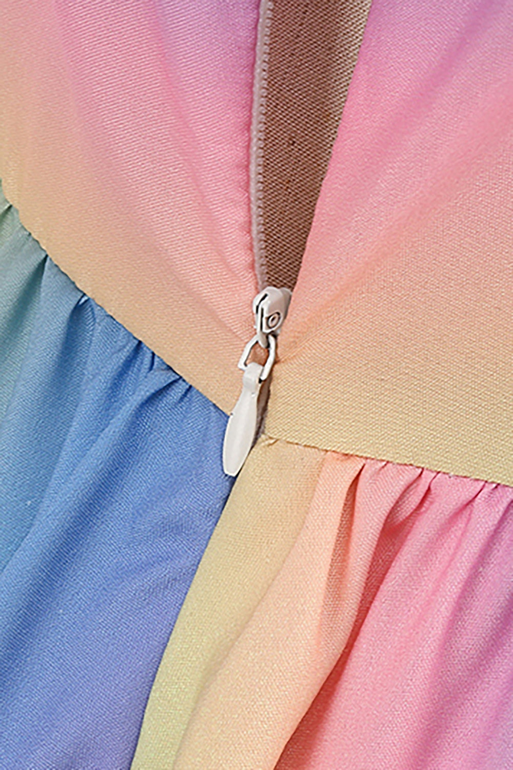 Multi Couleur Imprimée Vintage Des Années 50 Robe