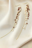 Boucles d’oreilles Golden Freshwater Pearl Tassel