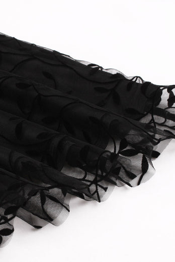 Robe Vintage en dentelle noire