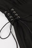 Charger l&#39;image dans la galerie, Robe d’Halloween vintage à lacets noire