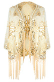 Franges Sequin Cap des années 20