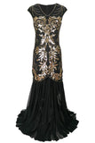 Robe Gatsby à paillettes longues des années 20