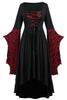 Charger l&#39;image dans la galerie, Noir Manches Longues Vintage Halloween Robe