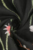 Charger l&#39;image dans la galerie, Une ligne Jewel Black Vintage Dress avec broderie
