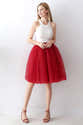 Jupe Tutu En Tulle Pour Femme - 3 Couches, Style Rétro Années 80, Pour Fête Halloween Festival Déguisement - 4